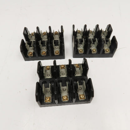 USD J60030 30A 600V 3 Pole Class J Fuse Holder Lot Of 3