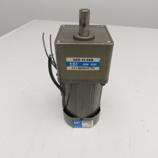 AQL Motor Co. 5GU-12.5KB 51K90GU-ARF Motor W/ Gear Head 110V 90W 50Hz