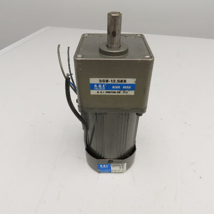 AQL Motor Co. 5GU-12.5KB 51K90GU-ARF Motor W/ Gear Head 110V 90W 50Hz