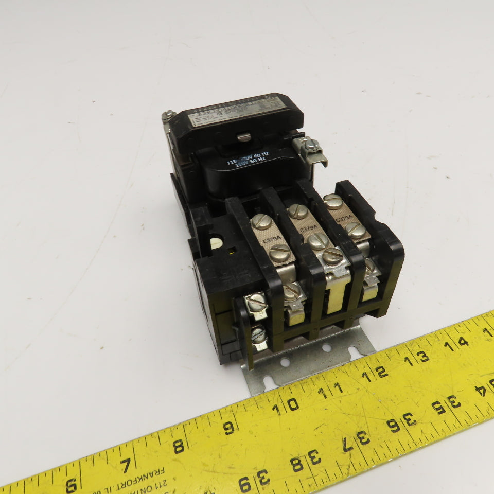 General Electric 308C2041DAASLR Size 1 Motor Starter 600VAC 27A 10Hp 120V Coil