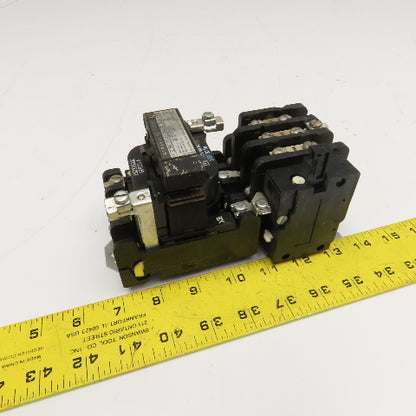 General Electric 308C2041DAASLR Size 1 Motor Starter 600VAC 27A 10Hp 120V Coil