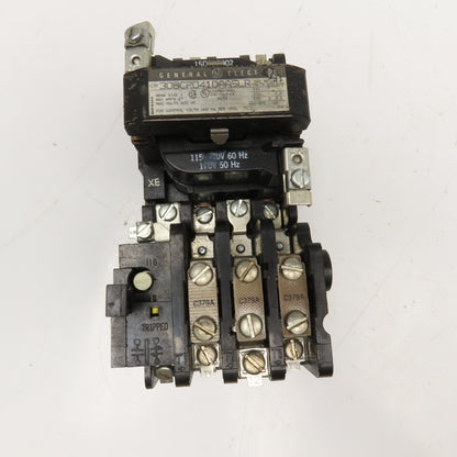 General Electric 308C2041DAASLR Size 1 Motor Starter 600VAC 27A 10Hp 120V Coil