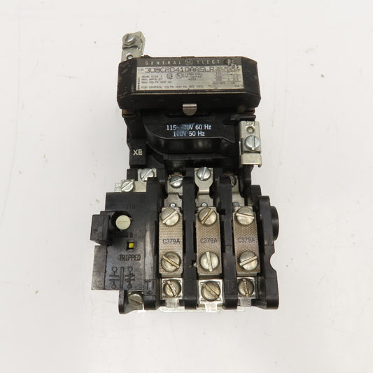 General Electric 308C2041DAASLR Size 1 Motor Starter 600VAC 27A 10Hp 120V Coil