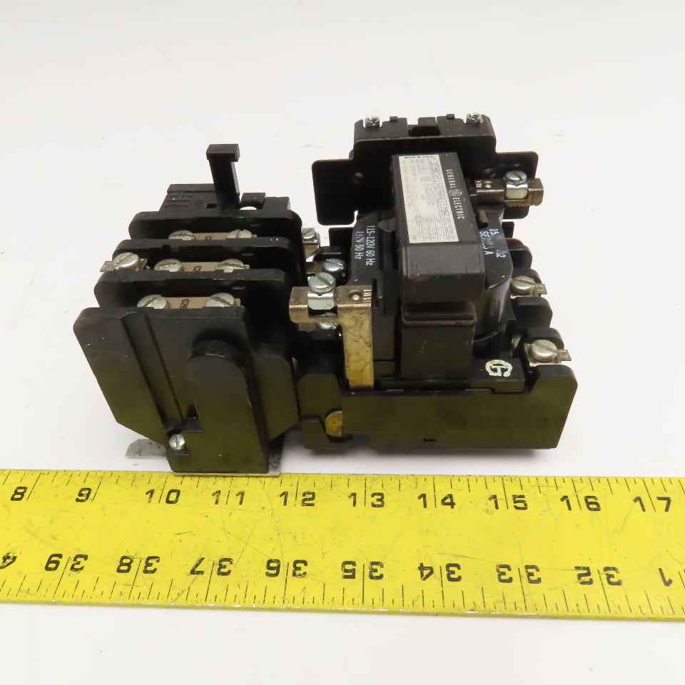 General Electric 308C2192RAGTMR Size 1 Motor Starter 600VAC 27A 10Hp 120V Coil