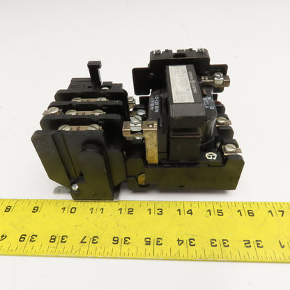 General Electric 308C2192RAGTMR Size 1 Motor Starter 600VAC 27A 10Hp 120V Coil