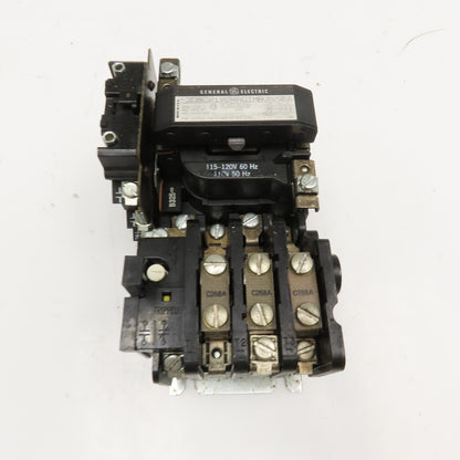 General Electric 308C2192RAGTMR Size 1 Motor Starter 600VAC 27A 10Hp 120V Coil