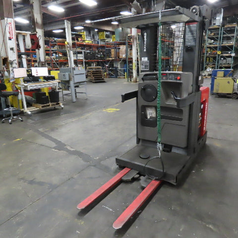 2012 Raymond 550-OPC30TT 24V 3000 Lb. Electric Order Picker Forklift 210" Lift