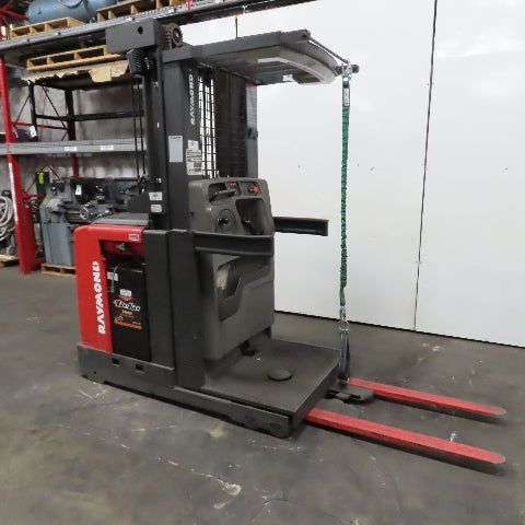 2012 Raymond 550-OPC30TT 24V 3000 Lb. Electric Order Picker Forklift 210" Lift