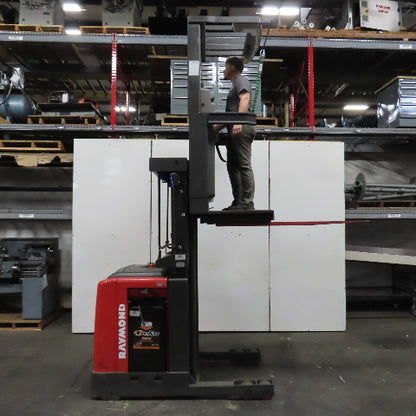 2012 Raymond 550-OPC30TT 24V 3000 Lb. Electric Order Picker Forklift 210" Lift
