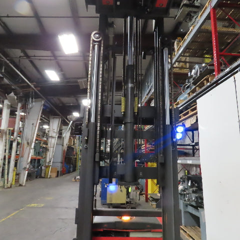 2012 Raymond 550-OPC30TT 24V 3000 Lb. Electric Order Picker Forklift 210" Lift