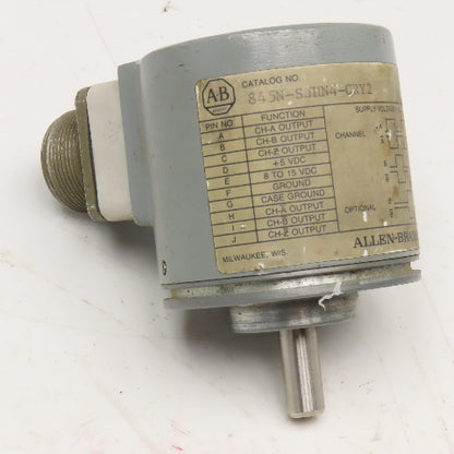 Allen Bradley 845N-SJHN4-CRY2 Optical Incremental Encoder