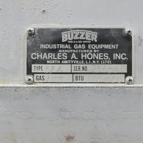 Charles A. Hones 57A 17"x 23 x 23" Natural Gas Buzzer Oven Furnace 120K BTU 120V