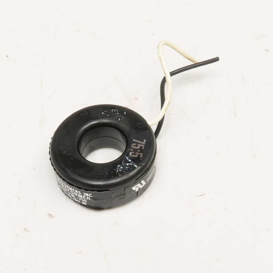 Instrument Transformers Inc 2RL-750 75:5A Current Transformer 50-400Hz 600V 10kV