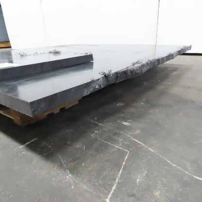 MCAM 65" x 48" x 1" Thick Tivar 1000 Plate Black UHMW-PE Self Lubricating