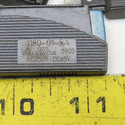 ETA 1180-01-5A 250VAC 65VDC 5A Circuit Breaker Lot Of 5