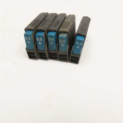 ETA 1180-01-5A 250VAC 65VDC 5A Circuit Breaker Lot Of 5
