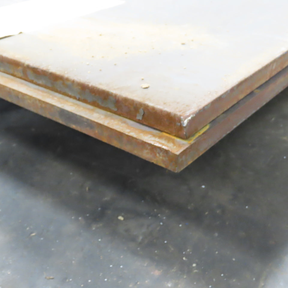 A829- Grade 4140 29-1/2" x 96" x 3/4" Thick Steel Plate Lot Of 2
