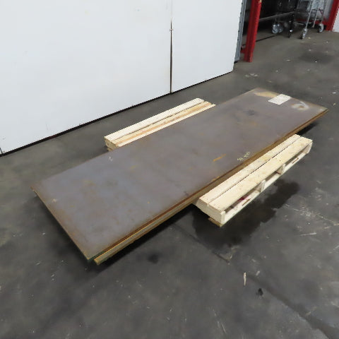 A829- Grade 4140 29-1/2" x 96" x 3/4" Thick Steel Plate Lot Of 2