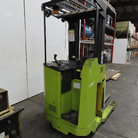 05 Yale NR040 203" Lift 3600 LB Narrow Aisle Long Reach Forklift 24V No Battery