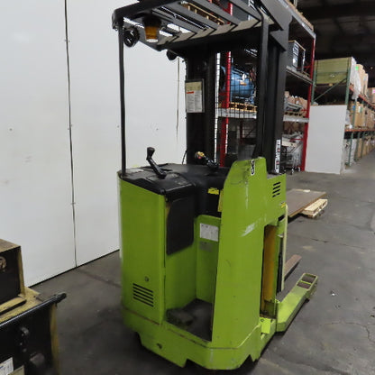 05 Yale NR040 203" Lift 3600 LB Narrow Aisle Long Reach Forklift 24V No Battery
