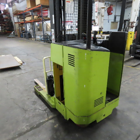 05 Yale NR040 203" Lift 3600 LB Narrow Aisle Long Reach Forklift 24V No Battery
