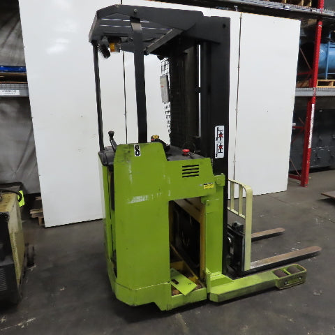 05 Yale NR040 203" Lift 3600 LB Narrow Aisle Long Reach Forklift 24V No Battery