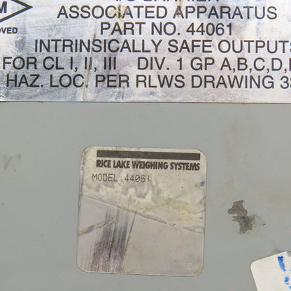 Rice Lake 44061 Intrinsically Safe I/O Barrier Interface KKL8924-1