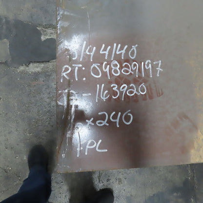 A829- Grade 4140 Alloy Steel Plate 70" x 96" x 3/4" Thick
