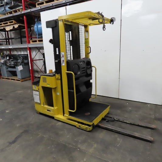 2003 Yale OS030ECN24TE089 195" 3000 LB Narrow Aisle Order Picker 24V No Battery