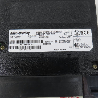 Allen Bradley 1756-OA16I Ser A ControlLogix AC Isolated 16 Point Output Module