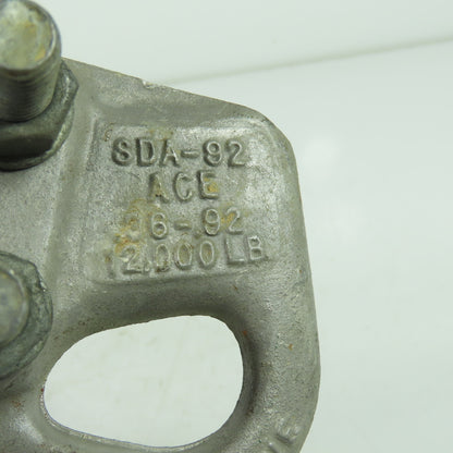 Ace SDA-92 Dead End Strain Clamp 8000LB Eye 40Ft-LB Torque P-109