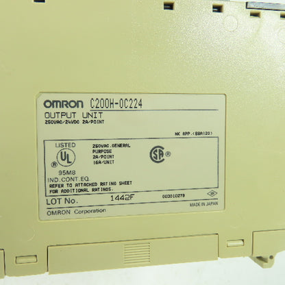 Omron C200H-0A224 Output Unit Module 250VAC 24VDC 2A/Point