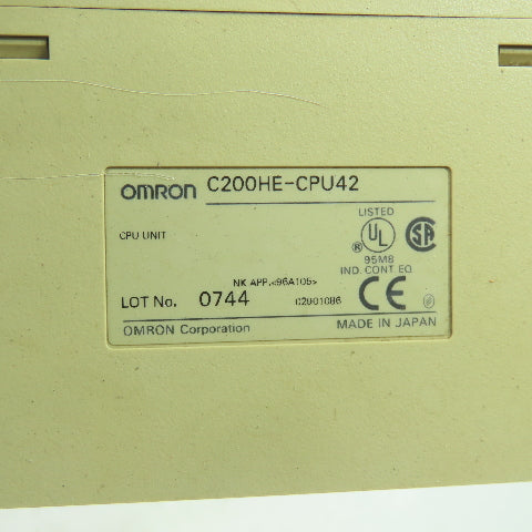 Omron C200HE-CPU42 CPU Programmable Controller C200HW-COM02-V1