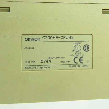 Omron C200HE-CPU42 CPU Programmable Controller C200HW-COM02-V1