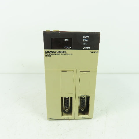 Omron C200HE-CPU42 CPU Programmable Controller C200HW-COM02-V1