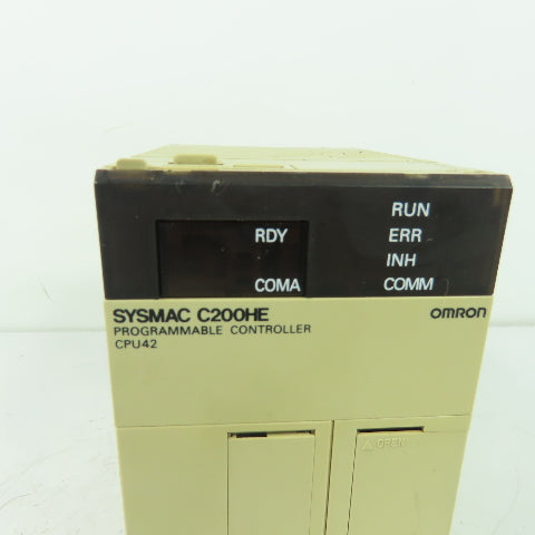 Omron C200HE-CPU42 CPU Programmable Controller C200HW-COM02-V1