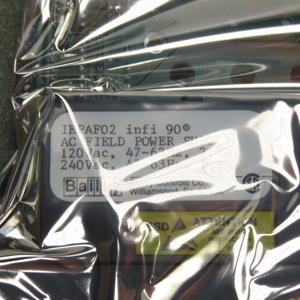 Bailey IEPAF02 AC Field Power Supply 120/240VAC 47-63HZ NEW