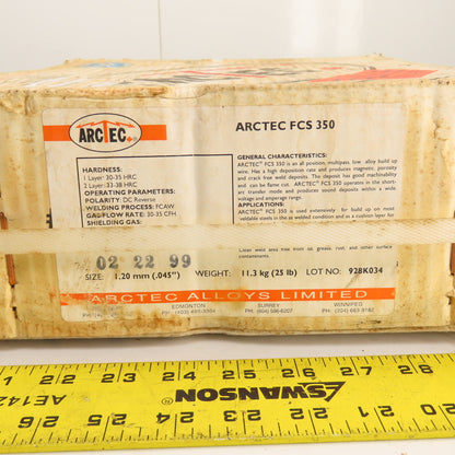 Arctec FCS 350 .045" 1.20mm Welding Wire (Build-up) 30-35 HRC 25 Lbs.