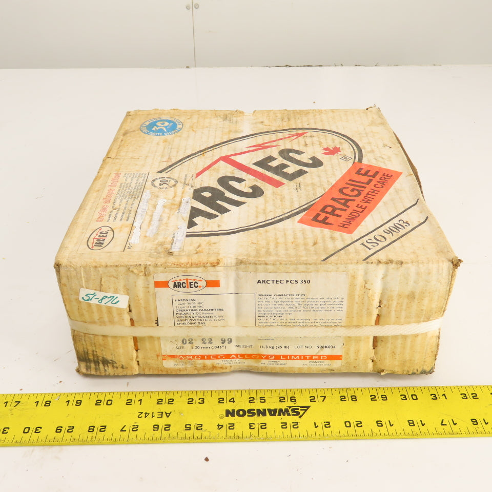 Arctec FCS 350 .045" 1.20mm Welding Wire (Build-up) 30-35 HRC 25 Lbs.
