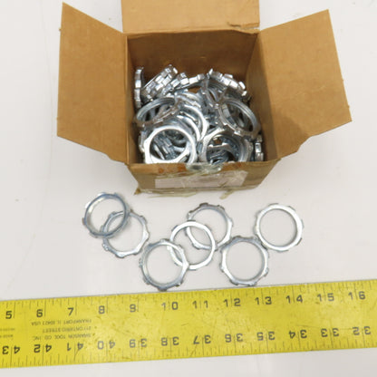 T&B Thomas & Betts 1" Ridgid Metal Conduit EMT Lock Nut Lot Of 50