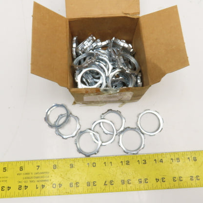 T&B Thomas & Betts 1" Ridgid Metal Conduit EMT Lock Nut Lot Of 50