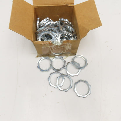 T&B Thomas & Betts 1" Ridgid Metal Conduit EMT Lock Nut Lot Of 50