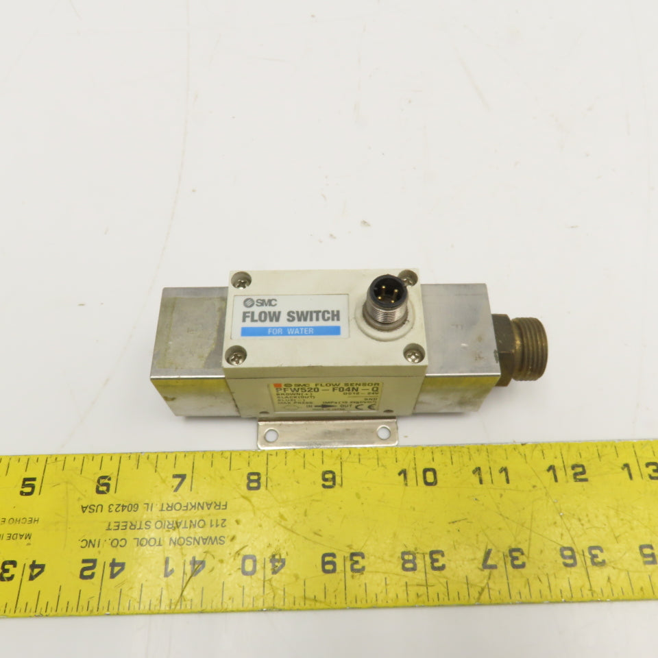 SMC PFW520-F04N-Q Water Flow Sensor 12-24VDC G1/2