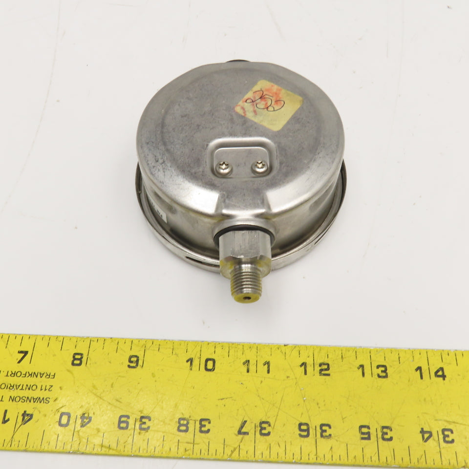 Wika 0-3000PSI Pressure Gauge 4" Stainless Steel 1/4" NPT Bottom Ported