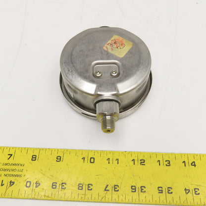 Wika 0-3000PSI Pressure Gauge 4" Stainless Steel 1/4" NPT Bottom Ported