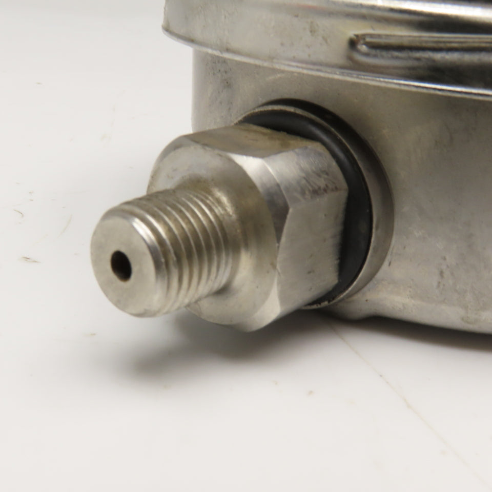 Wika 0-3000PSI Pressure Gauge 4" Stainless Steel 1/4" NPT Bottom Ported
