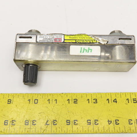King 74C123G081323510 0-8 SCFH Flowmeter 200PSI 250°F Max 1/4NPT