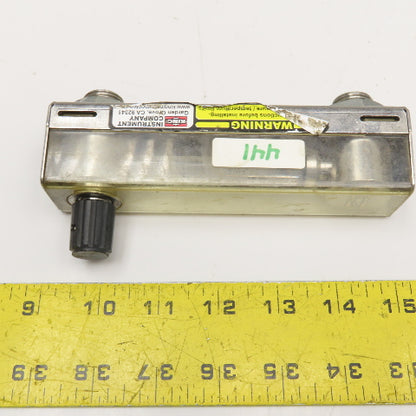 King 74C123G081323510 0-8 SCFH Flowmeter 200PSI 250°F Max 1/4NPT