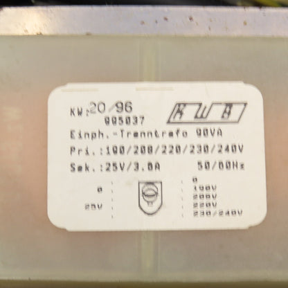 Quick Rotan Model 65153 190-240V 50/60Hz Primary 24VAC Sec. Enclosed Transformer