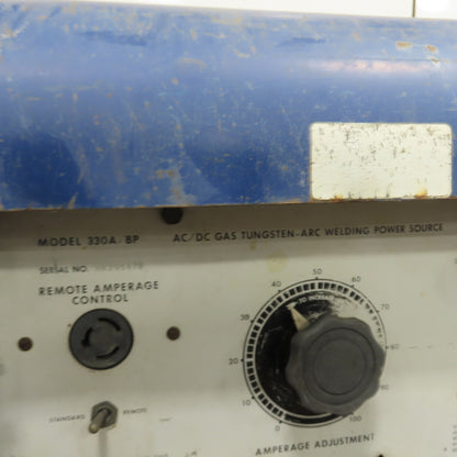 Miller 330A/BP 30/40V Output AC/DC Tungsten Arec Welder Power Source 230/460V